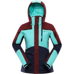 Гірськолижна жіноча тепла мембранна куртка Alpine Pro MALEFA, Turquoise/Dark blue, L (LJCY546547 L) Гірськолижна жіноча тепла мембранна куртка Alpine Pro MALEFA, Turquoise/Dark blue, L (LJCY546547 L) - Robinzon.ua