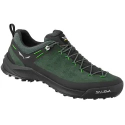 Кросівки чоловічі Salewa WILDFIRE LEATHER 47 - зелений, трекінгові - 013.001.5391 - Robinzon.ua