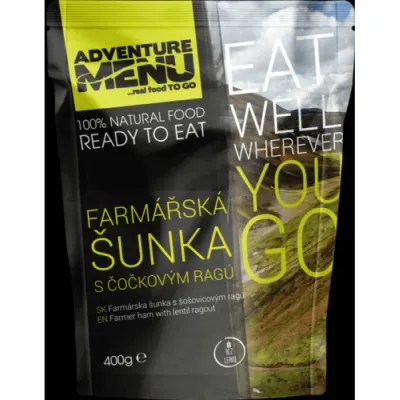 Farmer ham with lentil ragout 400 g фермерская ветчина с чечевицей - Robinzon.ua