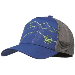 Кепка Buff Trucker Tech Cap, Solid Cape Blue - S/M (BU 117250.715.20.00) - Robinzon.ua
