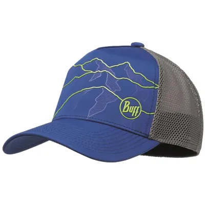 Кепка Buff Trucker Tech Cap, Solid Cape Blue - S/M (BU 117250.715.20.00) - Robinzon.ua