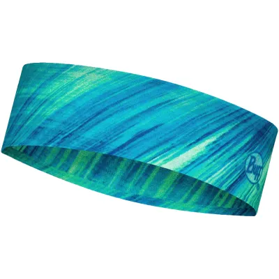 Пов'язка на голову Buff Coolnet UV+ Slim Headband, Pixeline Lime (BU 125518.801.10.00) - Robinzon.ua