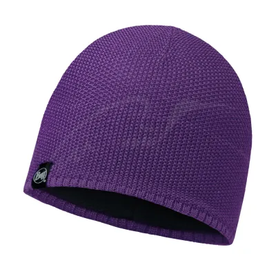 Шапка дитяча (8-12) Buff Junior Knitted & Polar Hat Hops, Plum (BU 113527.622.10.00) - Robinzon.ua
