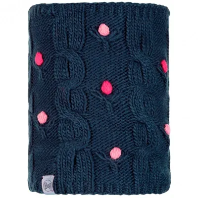 Шарф-труба детский (8-12) Buff Junior Knitted & Polar Neckwarmer Dysha, Dark Navy (BU 113535.790.10.00) - Robinzon.ua