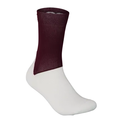 Шкарпетки велосипедні POC Essential Road Sock, Propylene Red/Hydrogen White, M (PC 651108353MED1) - Robinzon.ua