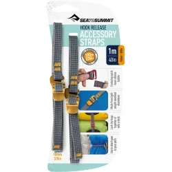 Стяжний ремінь Accessory Strap With Hook Buckle Grey, 1 м x 10 мм від Sea to Summit (STS ATDASH101.0) - Robinzon.ua