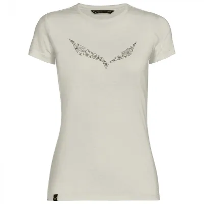 Женская футболка Salewa Solid DRI-REL W S/S TEE, beige, 42/36 (27019/7266 42/36) - Robinzon.ua