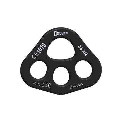 Такелажна пластина Singing Rock Rigging Plate 1/3, Black, (SR RK713BB00) - Robinzon.ua