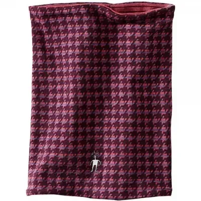 Шарф-труба Smartwool NTS Mid 250 Reversible Pattern Neck Gaiter Aubergine Heather/Hibiscus Heather (SW SC913.768) - Robinzon.ua
