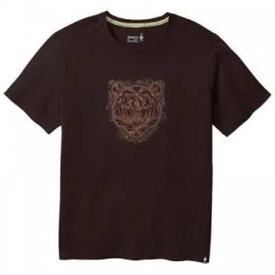 Футболка чоловіча Smartwool Merino 150 Le Tigre Tee Sumatra Brown, р. S (SW 16077.893-S) - Robinzon.ua