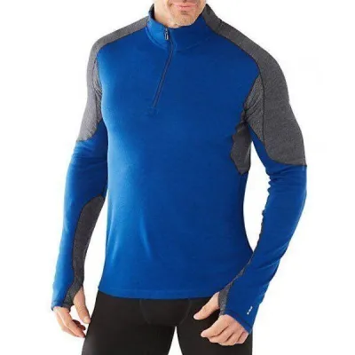 Термофутболка чоловіча Smartwool PhD Light 1/4 Zip Dark Blue, р.XL (SW 14014.491-XL) - Robinzon.ua