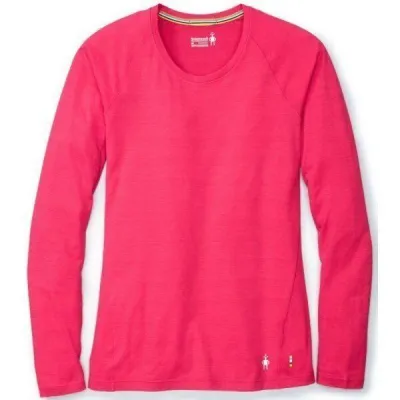 Термофутболка женская Smartwool Merino 150 Baselayer Pattern Long Sleeve Potion Pink, р.XL (SW 17256.906-XL) - Robinzon.ua