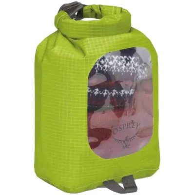 Гермомешок Osprey DrySack 20L w/Window (2023), Limon, 20 (843820156973) - Robinzon.ua