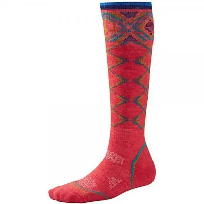 Шкарпетки жіночі Smartwool PhD Ski Light Pattern Hibiscus, р. L (SW SW248.486-L) - Robinzon.ua