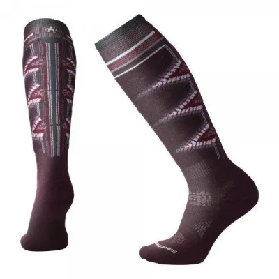Носки женские Smartwool PhD Ski Light Pattern Bordeaux, р.S (SW 01331.590-S) - Robinzon.ua