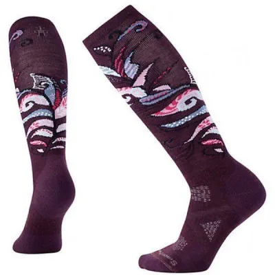 Носки женские Smartwool PhD Ski Medium Pattern Bordeaux, р.S (SW 15018.590-S) - Robinzon.ua
