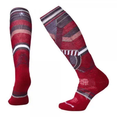 Носки женские Smartwool PhD Ski Medium Pattern Tibetan Red, р.S (SW B01002.A25-S) - Robinzon.ua
