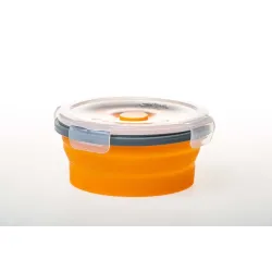 Контейнер складаний з кришкою-кліпсою Tramp (800ml) orange TRC-087-orange Контейнер складаний з кришкою-кліпсою Tramp (800ml) orange TRC-087-orange - Robinzon.ua