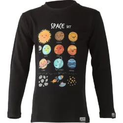 Футболка дитяча Lasting AVE, чорний, 110 (8596445014730) - Robinzon.ua