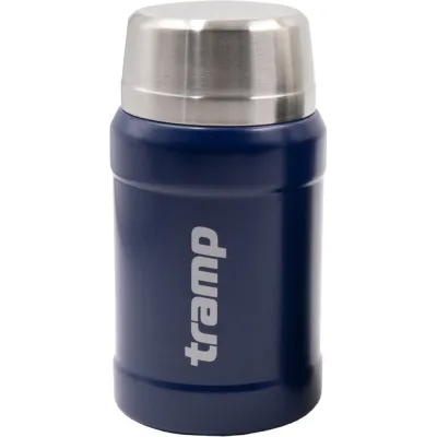 Термос TRAMP з широким горлом 800 мл у чохлі  UTRC-132-blue - Robinzon.ua