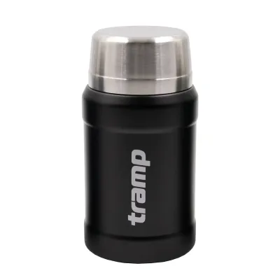 Термос TRAMP з широким горлом 800 мл у чохлі  UTRC-132-black - Robinzon.ua