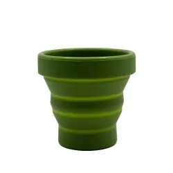 Стакан складаний силіконовий Tramp з кришкою 180ml olive UTRC-083-olive - Robinzon.ua