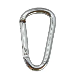 Карабін Tramp алюмінієвий, розмір 6 см, без муфти, сріблястий UTRA-300-silver Карабін Tramp алюмінієвий, розмір 6 см, без муфти, сріблястий UTRA-300-silver - Robinzon.ua