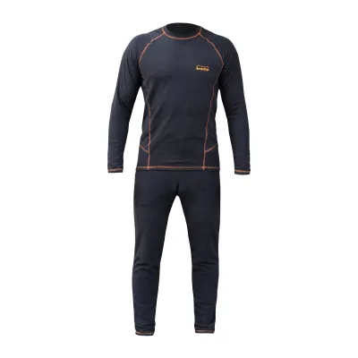 Термобілизна чоловіча Tramp Microfleece комплект (футболка+штани) UTRUM-020-black-M - Robinzon.ua