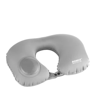 Надувна подушка ROMIX із вбудованою помпою Сіра (RH34GR) Надувна подушка ROMIX із вбудованою помпою Сіра (RH34GR) - Robinzon.ua