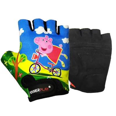 Велорукавички PowerPlay 5473 Peppa Pig S Голубые (5473Pepa_S_Blue) - Robinzon.ua