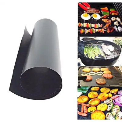 Антипригарний килимок для BBQ та гриля Чорний (vol-777) - Robinzon.ua