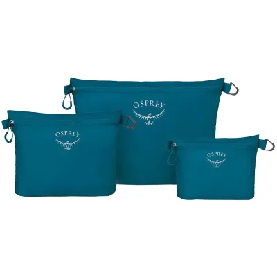 Сумка Osprey Ultralight Zipper Sack Set Набір Large Medium Small Waterfront Blue - Robinzon.ua