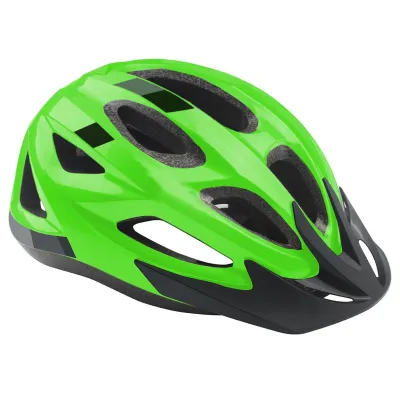 Шлем велосипедный KLS JESTER 52-57 Black Green - Robinzon.ua