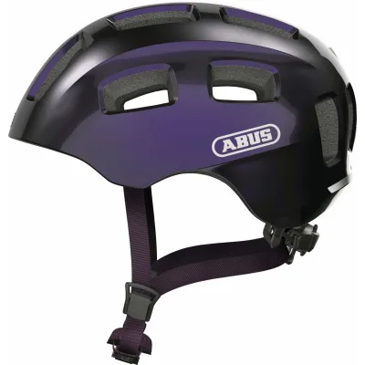 Велосипедный детский шлем ABUS YOUN-I 2.0 S 48–54 Black Violet - Robinzon.ua