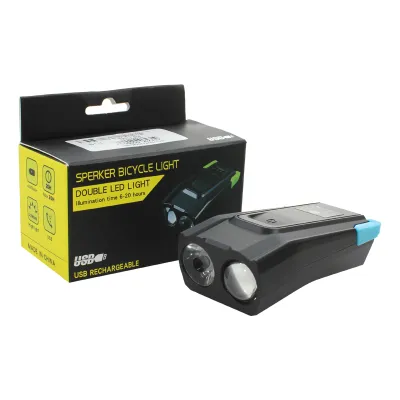 Велосипедна фара West Biking BK-1718 0701220 Black + Blue - Robinzon.ua