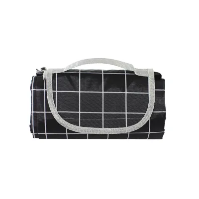 Килимок для пікніка та кемпінгу складний Shanpeng NJB-001 Клітка Чорний - Robinzon.ua