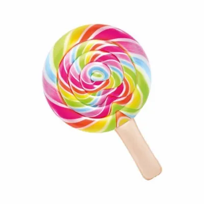 Матрац-плотик надувний Intex Льодяник 208х135 см Різнокольоровий (58753) - Robinzon.ua