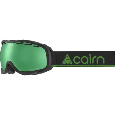 Маска гірськолижна Cairn Alpha SPX3, black-green mirror (0580851-8302) - Robinzon.ua