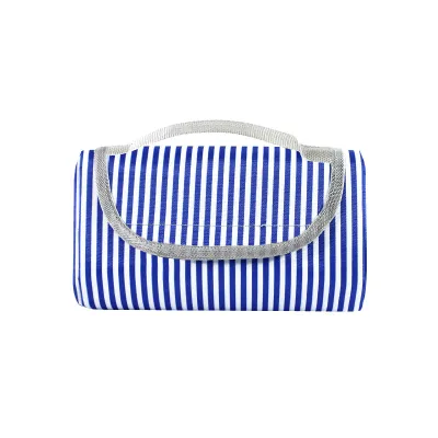 Килимок для пікніка та кемпінгу Shanpeng Njb-001 Темно-синя Смуга складана 150*200 см - Robinzon.ua