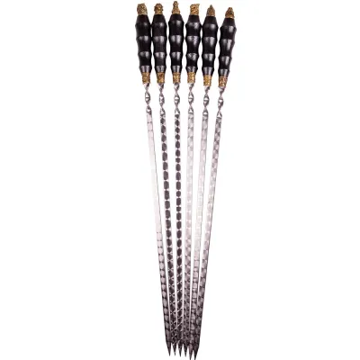 Набор шампуров Gorillas BBQ КОВБОЙ ЗВЕРИ в кожаном чехле - Robinzon.ua