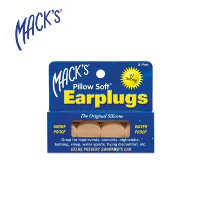 Беруші MACK`S Pillow Soft силіконові бежеві 2 пари - Robinzon.ua