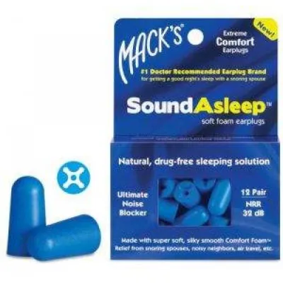 Беруші MACK`S Sound Asleep м'які 12 пар - Robinzon.ua
