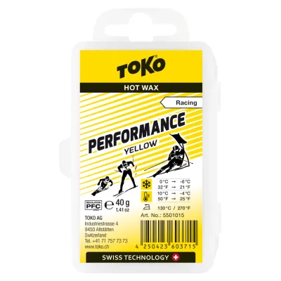 Воск Toko Performance Hot Wax Yellow 40g (1052-550 1015) Воск Toko Performance Hot Wax Yellow 40g (1052-550 1015) - Robinzon.ua