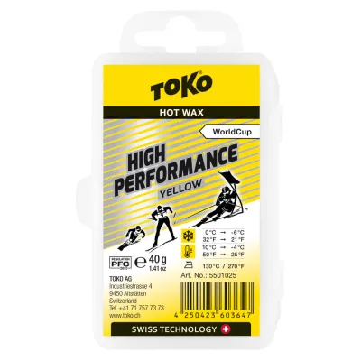 Парафин высокофторовый Toko High Performance Yellow 40 g (1052-550 1025) Парафин высокофторовый Toko High Performance Yellow 40 g (1052-550 1025) - Robinzon.ua