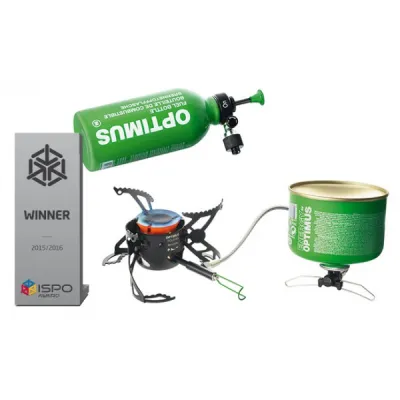 Мультитопливная горелка с топливной флягой Optimus Polaris Optifuel incl Fuel Bottle (1017-8019408) - Robinzon.ua