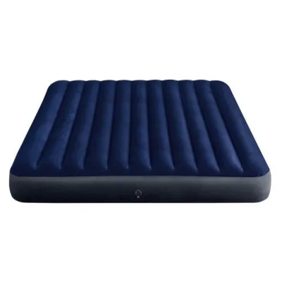 Надувной матрас Intex 64755 двухместный 183х203х25 см Синий - Robinzon.ua