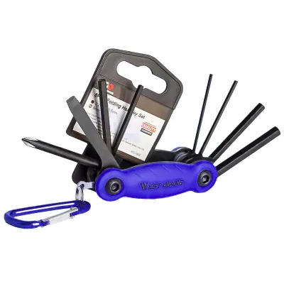 Мультитул West Biking YP0719243 Blue набор инструментов для велосипеда - Robinzon.ua