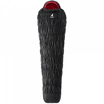 Спальник Deuter Exosphere 0° L Black-Fire L левый (1052-3700221 7530 1) - Robinzon.ua