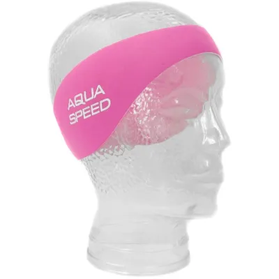 Повязка для плавания Aqua Speed Neoprene Earband JR 50 - 55 см 6109 Розовая (178-03) - Robinzon.ua
