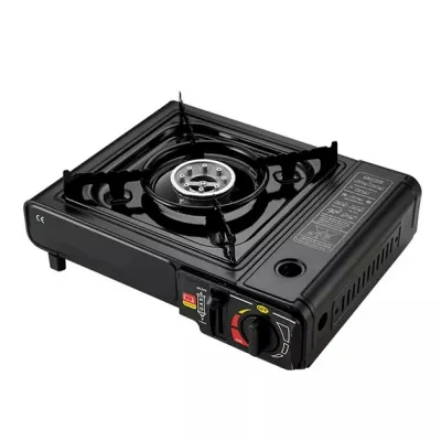 Портативна туристична газова плита з п'єзопідпалом Happy Home Одноконфорочна(BDZ-155) - Robinzon.ua